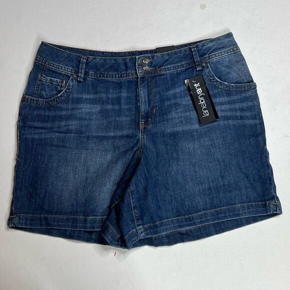 NWT Lane Bryant Blue Jean Shorts - Picture 1 of 4
